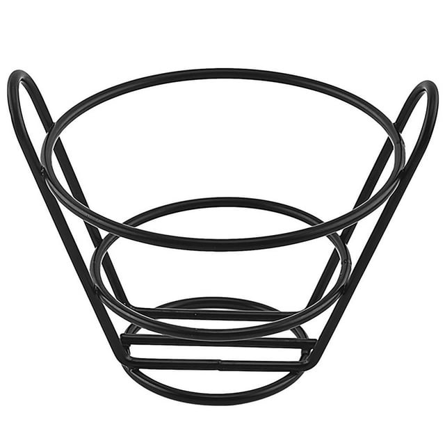 Matsuzay Cesta de hierro para aperitivos, cestas huecas para patatas fritas, cesta de alambre de Metal multiusos para sala de estar, cocina, restaurante, Mostrada Matsuzay HA019578-00