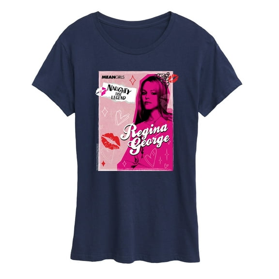 Mean Girls - Regina George Naughty List Legend - Women's Short Sleeve Graphic T-Shirt