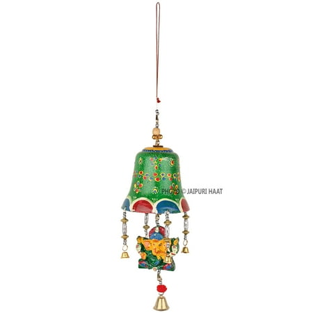 

Jaipuri Haat Paper Mache Hand Crafted Big Ganti Along With Lord Ganesh