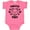 Hot Pink, variant on Inktastic Pawsitive Vibes with Pawprints and Cat Face Cat Pun Boys or Girls Baby Bodysuit