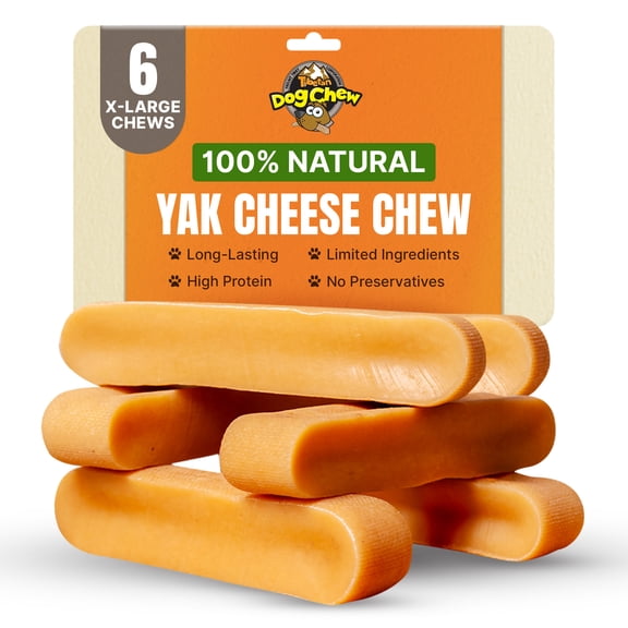 Tibetan Dog Chew Yak Cheese Treats for Large Dogs - All Natural Himalayan Yak Bones