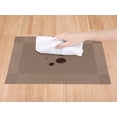 thumbnail image 3 of REGALWOVEN Placemats Set of 8, Vinyl  Placemats for Kitchen Dining Table Decor Washable Heat Resistant Table Placemats Wipeable Table Mat Coffee 18*12in, 3 of 7