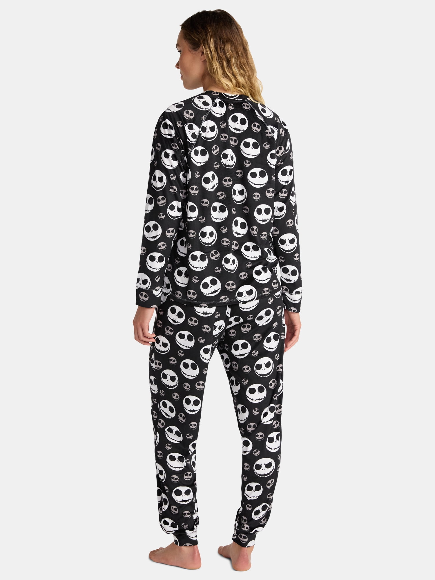 Disney Nightmare Before Christmas Women's Pajama Set, 2-Piece, Sizes S to 3X