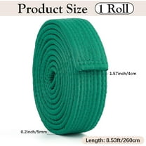 Green Karate Jiu Jitsu Belt Polyester Martial Arts Belt Judo TKD Aikido Uniform Ranking Belt Long Soft Universal Ranking Belts Taekwondo for Adult Sports Training Equipment 8.53ft