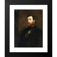 thumbnail image 2 of William Powell Frith 19x24 Black Modern Framed Museum Art Print Titled - Portrait of James Panton Esq., in the Uniform of the King's Royal Rifle Corps (60th Foot), 2 of 5