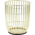 thumbnail image 4 of Soporte para brochas de maquillaje de hilo dorado, vasos para lápices escolares (3.5 x 4", paquete de 2) Adepaton CZBG-XM55, 4 of 5