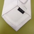 thumbnail image 6 of Adults Heat Transfer Necktie Solid White Sublimation Tie Birthday Wedding Neck Tie Photo Props for Graduation, 6 of 8