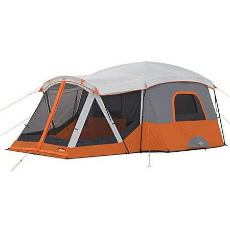 UPC: 0817427016695 | Core Equipment 17  x 12  Cabin Tent w/Screen Room  Sleeps 11