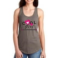 thumbnail image 1 of Cool Girl Nice Heart Banner Racerback Tank Women -Image by Shutterstock, Female Large, 1 of 4
