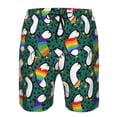 thumbnail image 3 of Pofeuu Lgbt Penguin Prin Men's Swim Trunks Quick Dry Bathing Suit Swimming Board Shorts Mesh Lining Beach Swimwear-XX-Large, 3 of 6