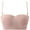 Pink, variant on Utoimkio Bras for Women No Underwire Women Sports Bra No Rims Side Breast Comfortable Breathable Base Top Solid Underwear