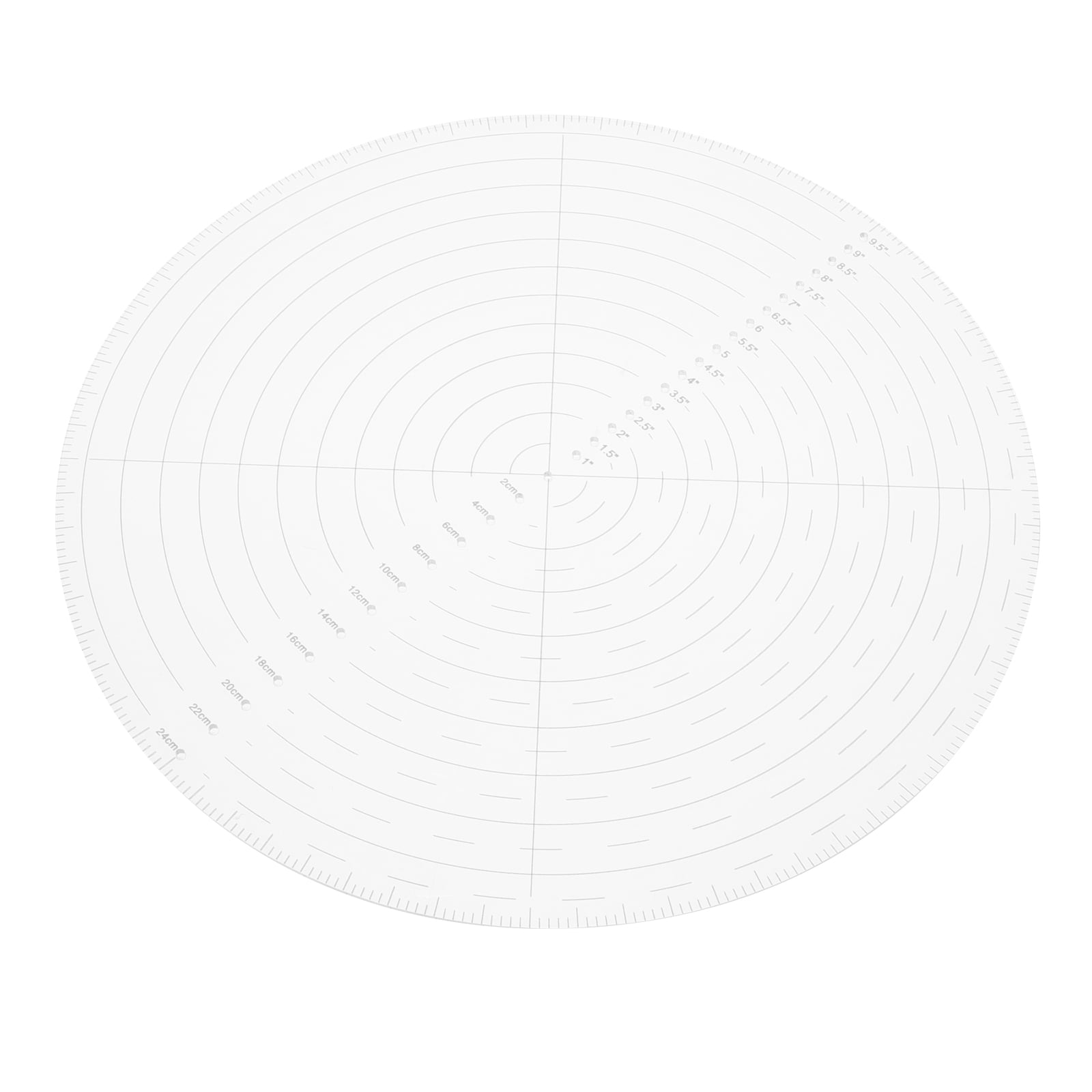 WEUVEB Clear Acrylic Centering Ruler for Precise Sewing, Quilting, Crafting, and Measurement Accuracy