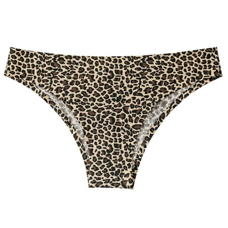 

Aayomet Underpants For Women Womens Lace Panties Thin Strap Transparent Sexy Seamless Panties Khaki L