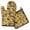 Black Sunflower-1, variant on White Sunflower Kitchen Oven Mitt and Pot Holder Sets 2 Pcs for Baking, Cooking and Grilling, Heat Resistant Up To 392 °F