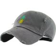 thumbnail image 1 of Pineapple Vintage Distressed Dad Hat Baseball Cap Polo Style Unconstructed Adjustable, 1 of 4