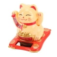 thumbnail image 3 of Gato que Agita Con Energía Solar, Gato de la Suerte Con Brazo que Agita, Buena Suerte, Riqueza, Gato de Bienvenida, Gato de la Fortuna para Decoración del Hogar y El Coche, 3 of 7
