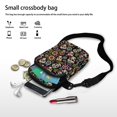 thumbnail image 7 of HELLHERO Floral Skull Design Crossbody Sling Bag with Double Deck for Casual Travel, 7 of 7