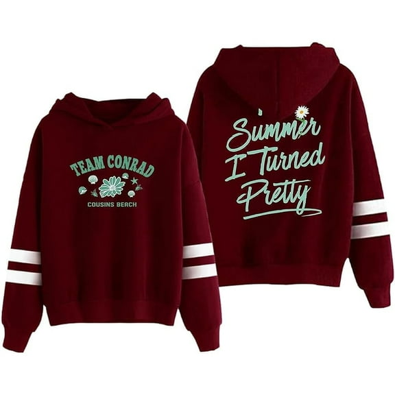 The Summer I Turned Pretty Merch Hoodie Unisex Pocketless Double Bar Sleeve Casual Sweatshirt