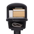 thumbnail image 2 of Gibraltar Mailboxes Gentry Large Capacity Double-Walled Plastic Black, All-In-One Mailbox & Post Combo Kit, GGC1B0000, 2 of 3