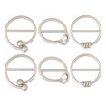 thumbnail image 2 of Beaupretty 6Pcs Clothes Buckle Clips Alloy Rings for T Shirts Scarves and Shawls, 2 of 6