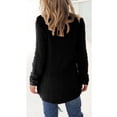 thumbnail image 3 of LilyLLL Womens Fluffy Fleece Sweater Jumper Tops Casual Plain Pullover Blouse Shirt, 3 of 3