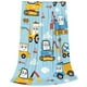 thumbnail image 2 of Balery Building Truck Manta de Felpa Suave y Acogedora – Cobija de Franela Aterciopelada para Cama, Lavable y Cálida para Sofá, Mascotas, Transpirable-50"x40", 2 of 7
