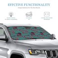 thumbnail image 2 of Bingfone Snake And Rose Car Windshield Sunshade,Sun Foldable Sun Shield Sun Visor for Car - Medium, 2 of 8