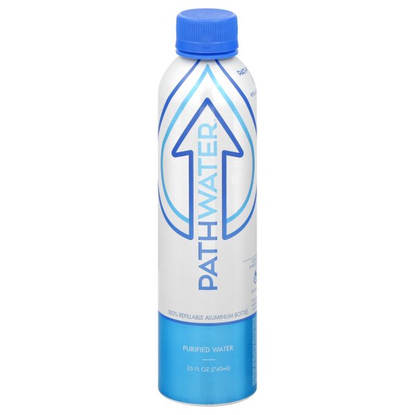 Pathwater KHFM00334452 25 fl oz Purified Water in Aluminum Bottle