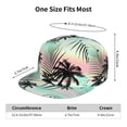 thumbnail image 6 of Bingfone Baseball Cap,Snapback Trucker Hat for Men & Women with Adjustable-Tropical Summer Palm, 6 of 9
