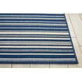 thumbnail image 4 of Nourison Lido Striped Navy/Cream 5'3" x 7'5" Area Rug, (5x7), 4 of 7