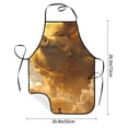 thumbnail image 2 of Rocae Golden Pig Cloud Fantasy for Kitchen Aprons for Women Adjustable Cooking Kitchen Chef Apron for Men with Pockets, 2 of 7