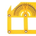 thumbnail image 5 of Plastic Angle Finder Goniometer 0-180 Degree Arm Measuring Ruler Durable Angle Finder Miter Gauge for Carpenter Tool Woodworking, 5 of 5
