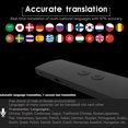 thumbnail image 3 of T6 Intelligent Translator Device Handheld Speech Interpreter Two-way Real-time Translation 38 Languages Bluetooth 4.2 for Learning Travel Business, 3 of 10