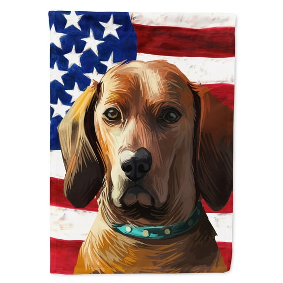 Carolines Treasures CK6675GF Redbone Coonhound Dog American Garden Size Outdoor-Flags, Multicolor