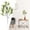 Green, variant on Gmogad Artificial Flower 18.5", Fake Flowers Long Artificial Bouquet Faux DIY Floral Art Plants Blossom Branches for Vases Home Office Wedding Party Winter Decorations