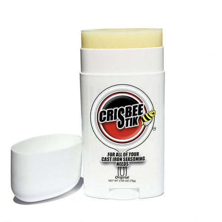 Crisbee Stik Original Cast Iron Seasoning Oil & Conditioner - Plant Based Oils With (Best Cast Iron Seasoning)