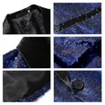 thumbnail image 3 of Men's Fashion Sequin Casual Blazer Wediing Celebration Suit JacketM, 3 of 3