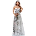 thumbnail image 2 of HOWPAY Halloween Dresses For Women Zombie Ghost Bride Dress Cosplay Costume Scary Fancy Outfit For Women Halloween Masquerade Party Event Halloween Costumes M, 2 of 9