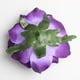 thumbnail image 5 of 10 rosas artificiales decorativas de seda para decoración de bodas, fiestas y hogares. R: morado oscuro, 5 of 9