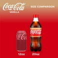 thumbnail image 5 of Coca-Cola Vanilla Soda Pop, 20 fl oz Bottle, 5 of 14