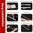 thumbnail image 4 of Self Adhesive Curtain Sliding Track Without Punching Nano Silent Track Top Mounted Side Mounted Home Window Decor Accessorie, 4 of 8