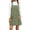 Army green, variant on Sleeveless A-line Denim Dress Women Casual Loose Jean Dress with Pocket