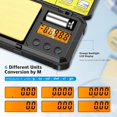 thumbnail image 3 of New AMIR 200g/0.01g Digital Pocket Scale, Upgraded Mini Gram Scale with Cal Weight, High-Precision Portable Travel Food Scale, Multifunctional Kitchen Scale, Tare Digital Scale,, 3 of 8