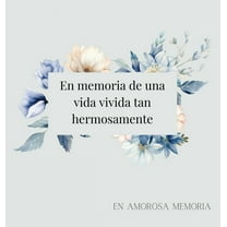 Celebration of life, funeral book, Condolence book to sign (Hardback cover), (Hardcover)