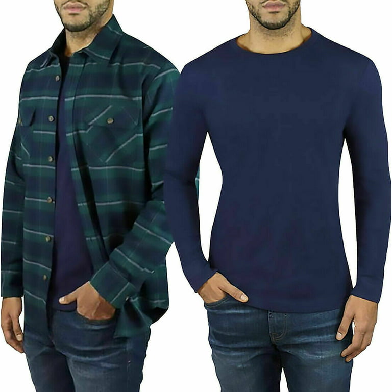 Charcoal Buffalo Plaid Knit Flannel Shirt – JACHS NY