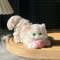 thumbnail image 4 of romoty Long-Haired Kitten Silicone Stress Relief Toys, 5.11" x 2.75" x 2.75" Soft Squishy for Anxiety Relief, Desktop Fidget & Cat Lover Gift, 4 of 6