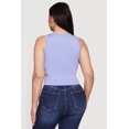thumbnail image 4 of Women's Plus Size Seamless Scoop Neck Tank Top, 4 of 4