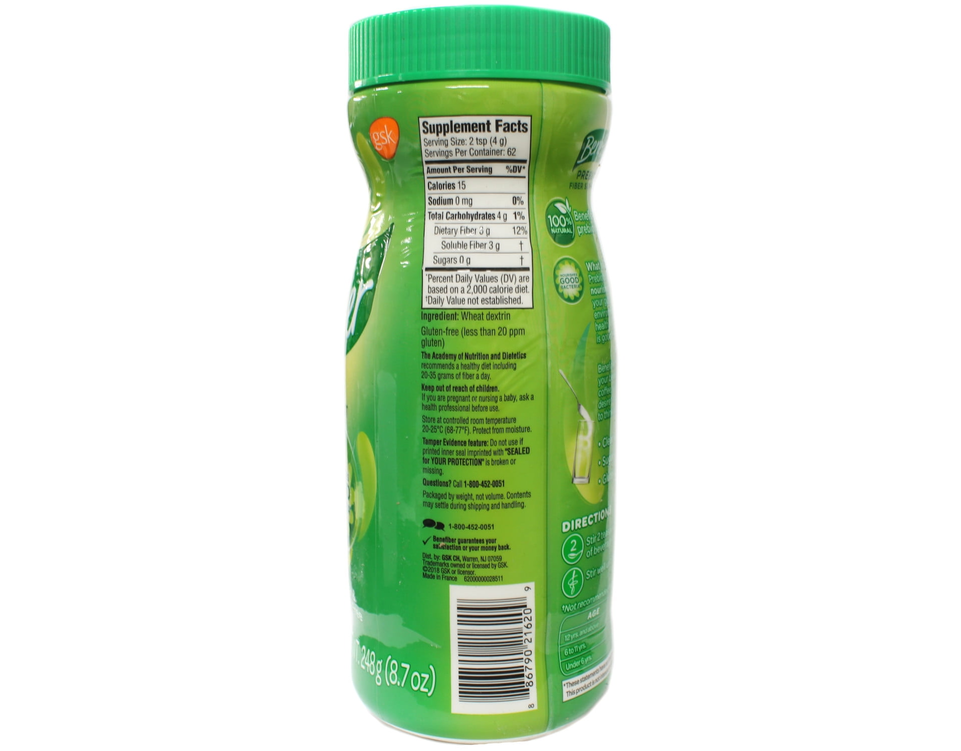 Novartis Benefiber  Fiber Supplement, 8.3 oz