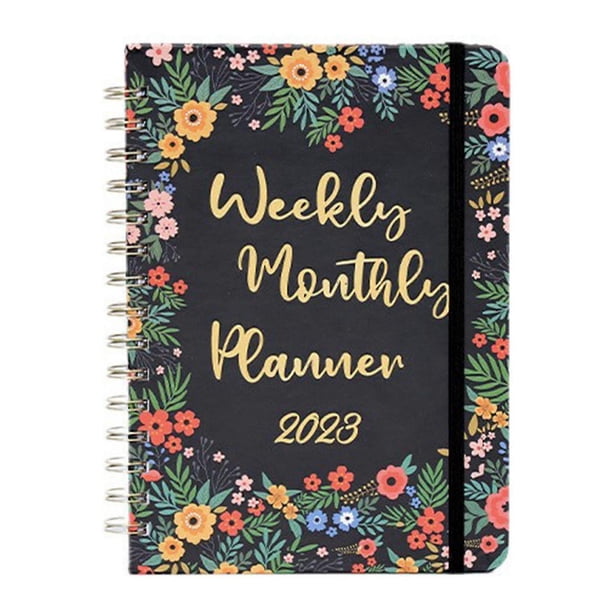 Back To School Supplies Goal Planner A5 Exquisite Design Premium Paper Spiral Notebook Schedule Book For Work Study