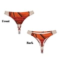 thumbnail image 3 of Fotbe Basketball Shot Tanga Sin Costuras para Mujer con Estampado – Panties Invisibles, Transpirables y Cómodos para Uso Diario-X-Large, 3 of 6